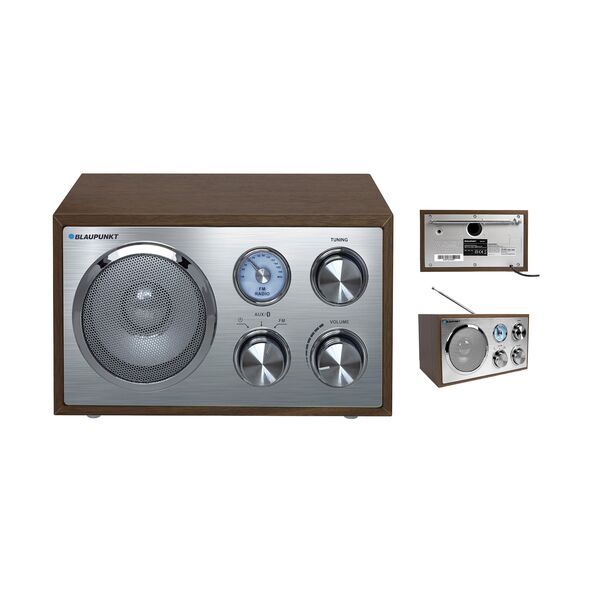 Nostalgie FM Radio RXN 180, walnuss