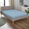Feinbiber-Spannbetttuch 140-150 x 200 cm, blau