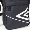 Schultertasche, schwarz
