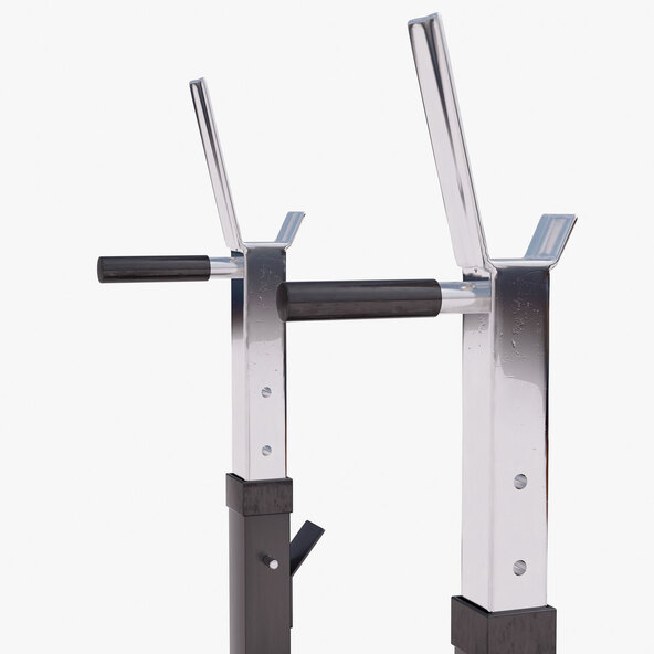 Hantelbank schwarz mit Langhantelset 100kg