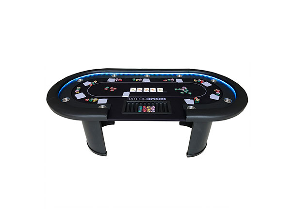 Home Deluxe LED-Pokertisch Full House
