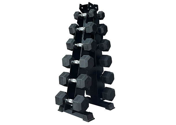 Hantelständer mit 12 Hanteln, 2,5 - 15 kg