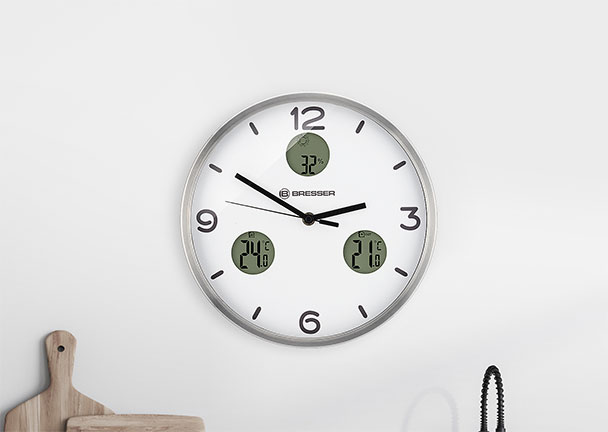 Bresser Mytime Io Bresser Wanduhr Einstellen BRESSER Wanduhr