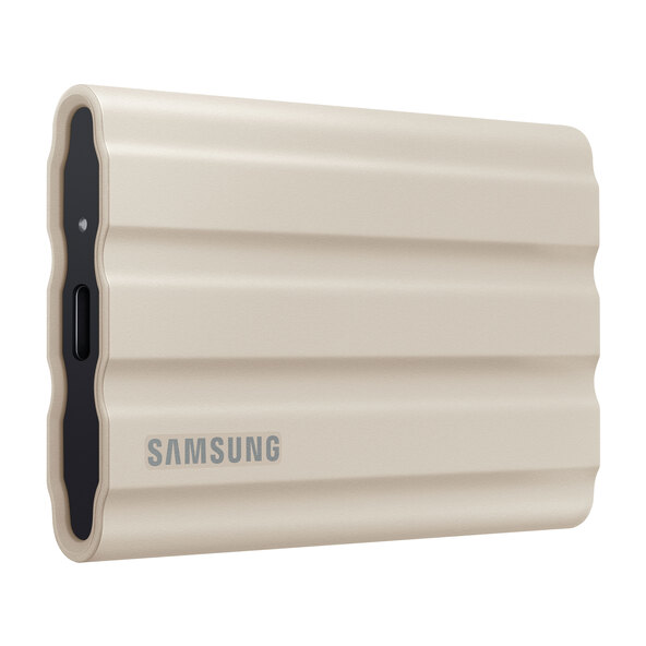 Portable SSD Festplatte T7 Shield, 2 TB, beige