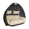 Polyrattan-Hängesessel TWIN, schwarz