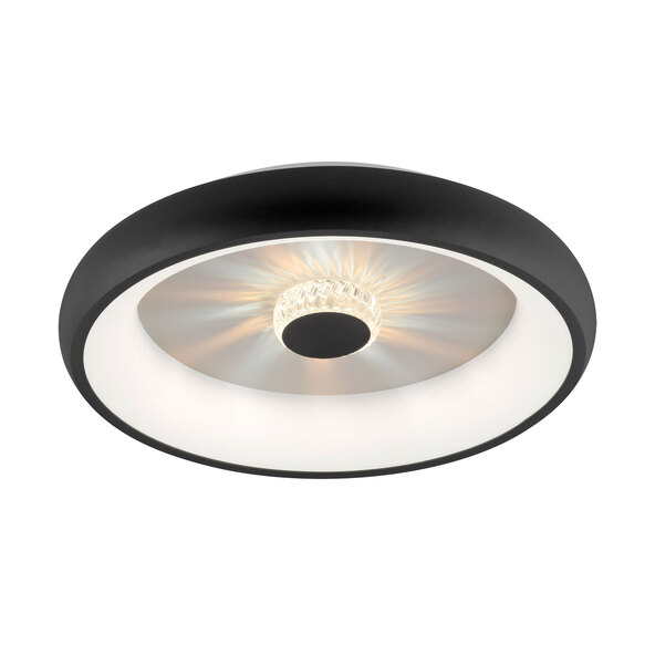LED-Deckenleuchte KUNEO Ø 45 cm, schwarz