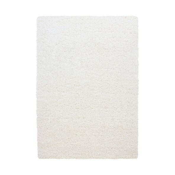 Hochflor Teppich, 80x150 cm, creme
