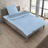Bettwäsche Luxus Satin, 155 x 220 cm, blau