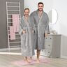 Bademantel Turin, silber, S