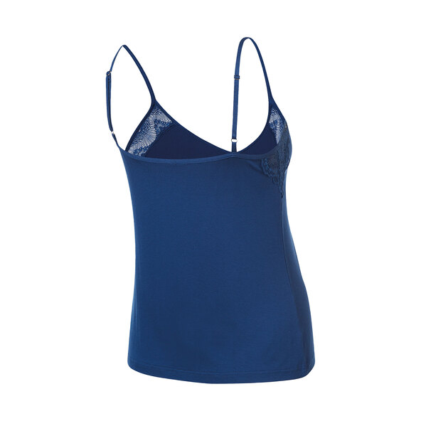 Damen Sommer Shorty Pyjama, navy, XS