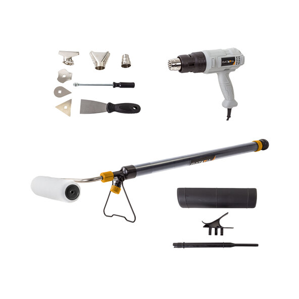 Farbroller + Heißluftpistole + Zubehör Set