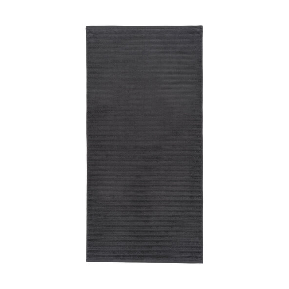 Duschtuch Hoch/Tief, 2er Set, anthrazit