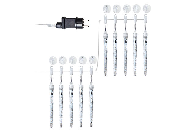 Eiszapfenlichterkette, 80 LED