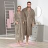 Bademantel Turin, taupe, S