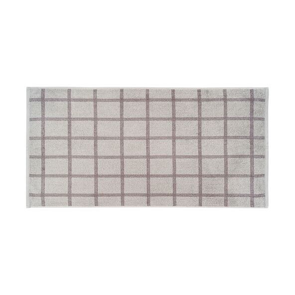 Frottierserie Square Handtuch, hellgrau, 2 x 2er Set