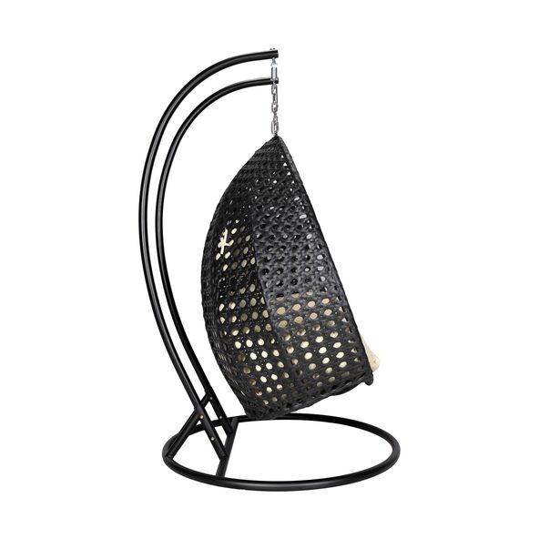 Polyrattan-Hängesessel TWIN, schwarz