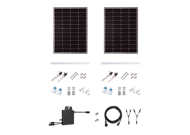 Balkonkraftwerk Dual Starter-Set, 2x 170 W