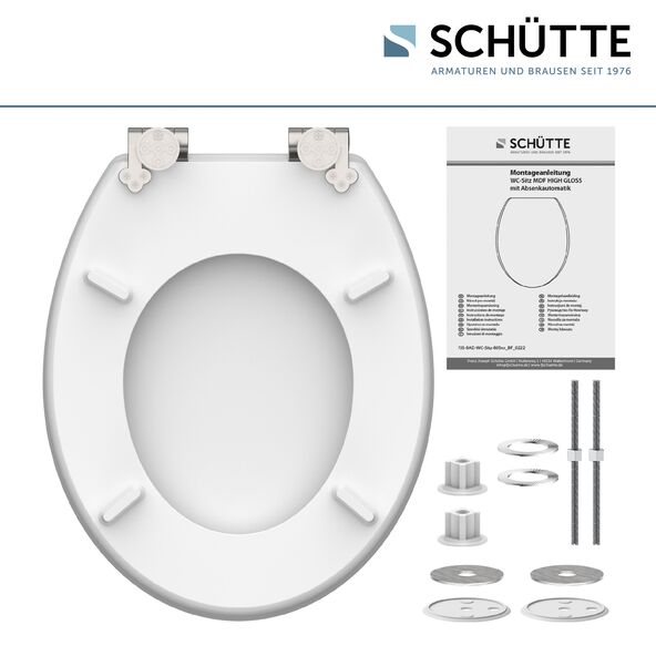 WC-Sitz mit Absenkautomatik, weiß