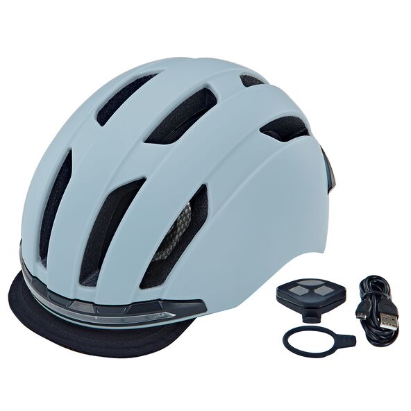 Fahrradhelm ECO Urban, grau, 58-61 cm