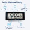Digitaler DCF-Funkwecker, schwarz