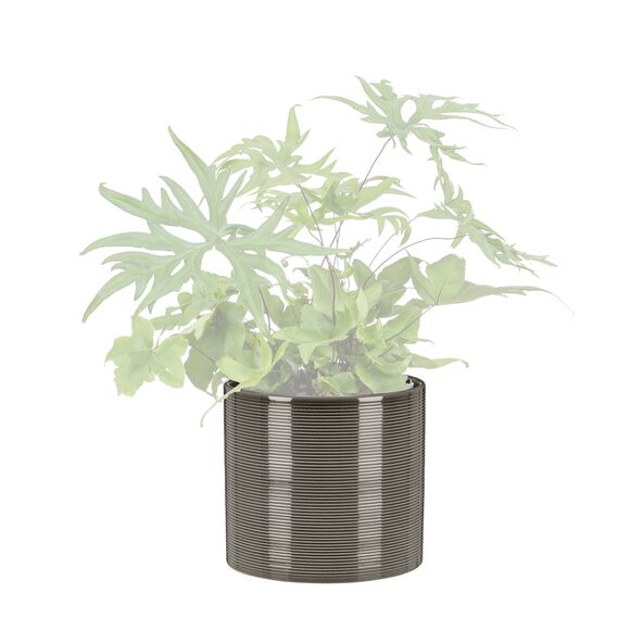 Keramik-Blumentopf 3er Set Ø 16 cm, Glass Grey