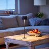 3 in 1 LED-Akku-Tischleuchte, schwarz