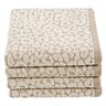 Frottierserie Square Handtuch Leopard, 2 x 2er Set