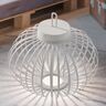 LED-Akku-Tisch- und Bodenleuchte Korga, weiß, ⌀ 36 cm
