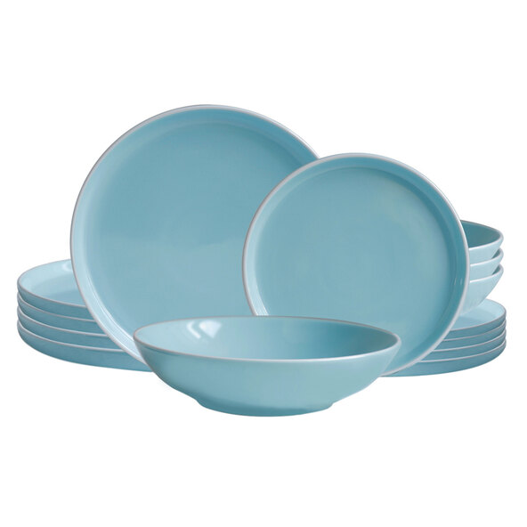 Tafelservice Nerea, mint, 12-tlg.