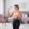 Smarter Fitnessreifen, hellgrau