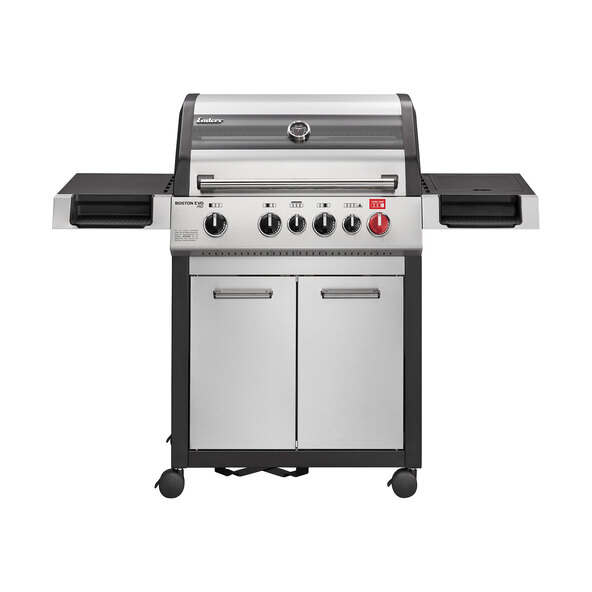 Gasgrill Boston EVO Pro 4 SIKR Turbo inkl. Wetterschutzhülle