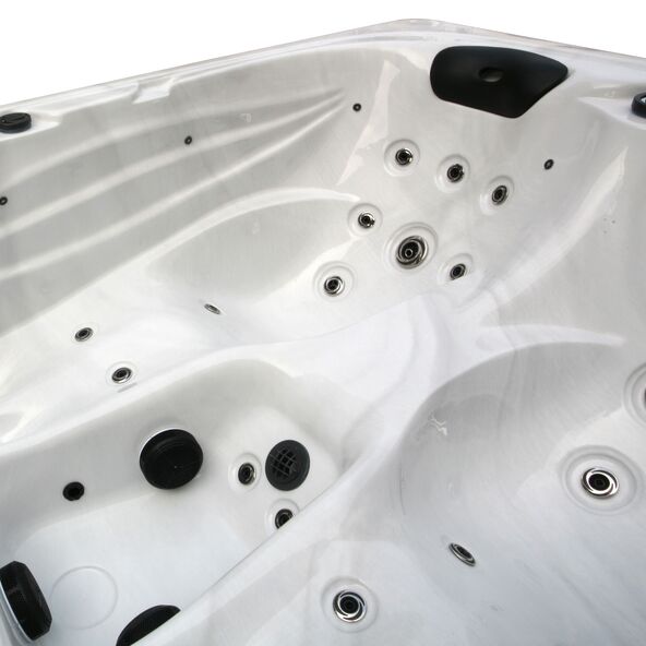 Outdoor Whirlpool WHITE MARBLE, 2 Liegeflächen
