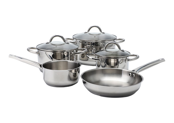 Edelstahl-Kochtopf-Set, 8-tlg.