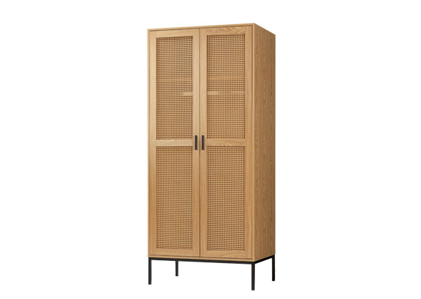 Rattan-Kleiderschrank