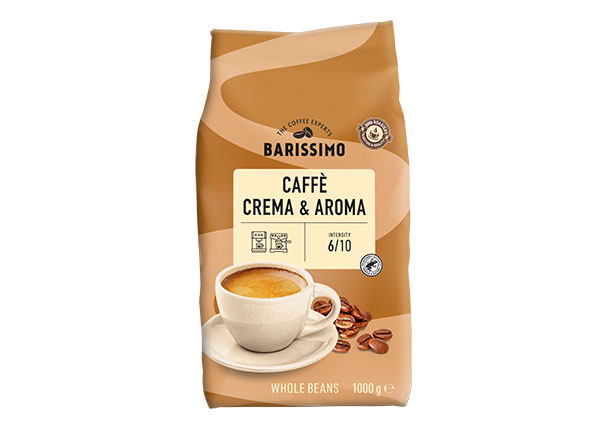 Caffè Crema & Aroma, 8 x 1 kg, ganze Bohne