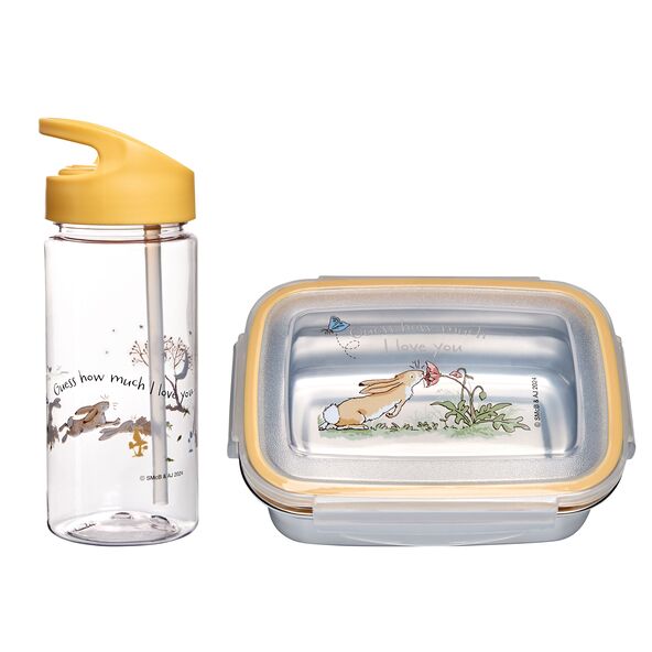 Kinder-Trinkflasche-Brotdose-Set Love, 2-tlg.
