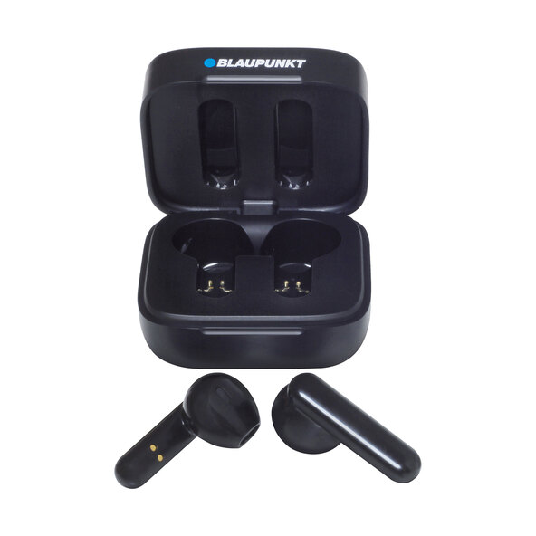 In Ear Kopfhörer mit Solar-Ladeschale TWS 40, schwarz