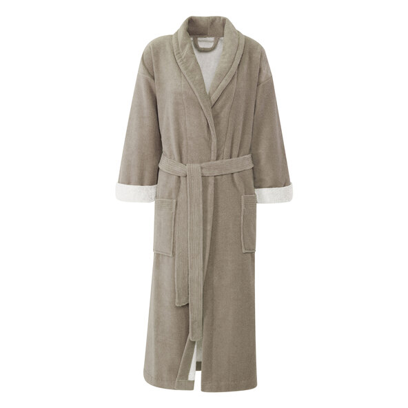 Bademantel Turin, taupe, S