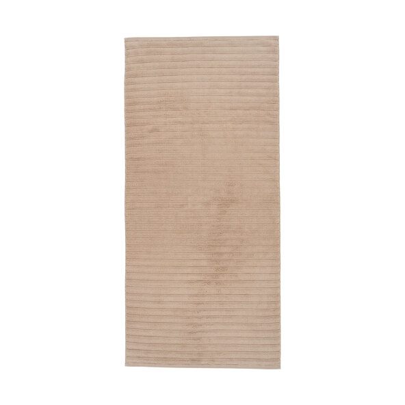 Duschtuch Hoch/Tief, 2er Set, beige