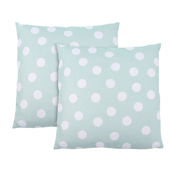 Kissen Points, 2er Set, mint