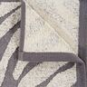 Frottierserie Square Duschtuch Zebra, 2er Set