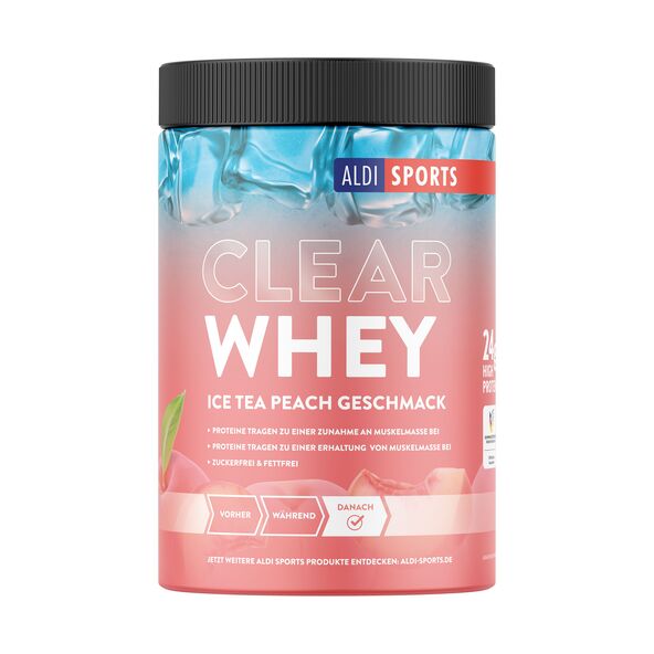 Clear Whey Protein Pfirsich (2 x 420 g = 840 g)