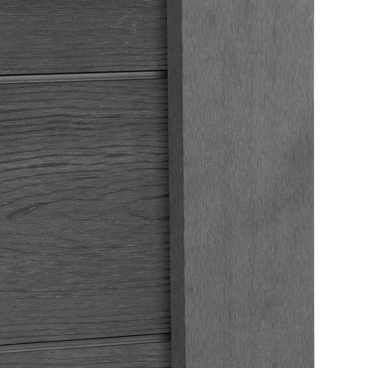 Home Deluxe WPCSichtschutzzaun V2 CALLADO grau ALDI