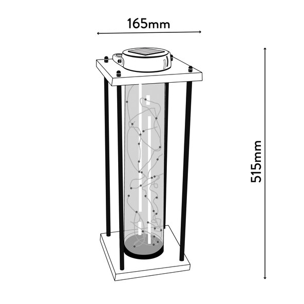 LED-Solarleuchte Fairylight