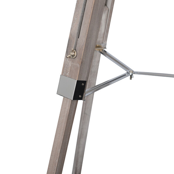 Näve Dreibein-Stehlampe Holly E27 Holz/Metall | ALDI ONLINESHOP