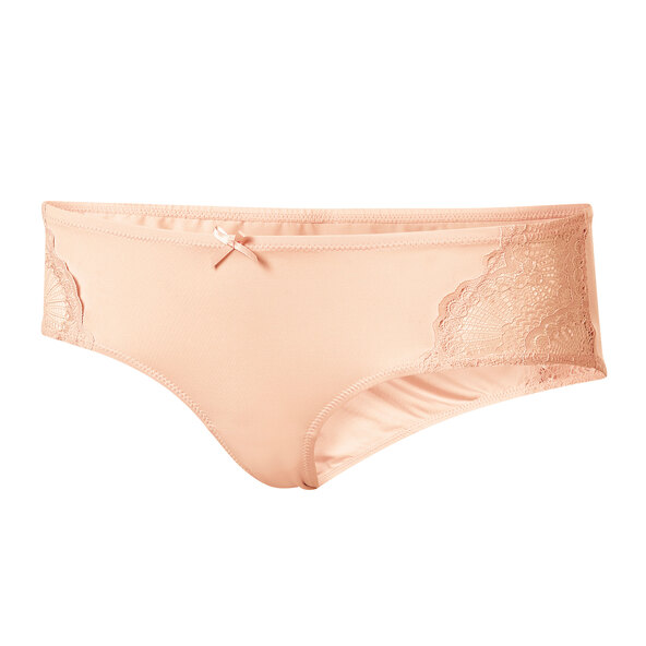 Damen Sommer Slips 2er-Set, Hipster, peach, S
