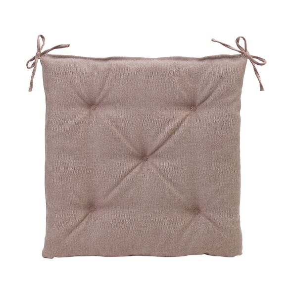 Sitzkissen Darco, 40 x 40 cm, 4er Set, taupe