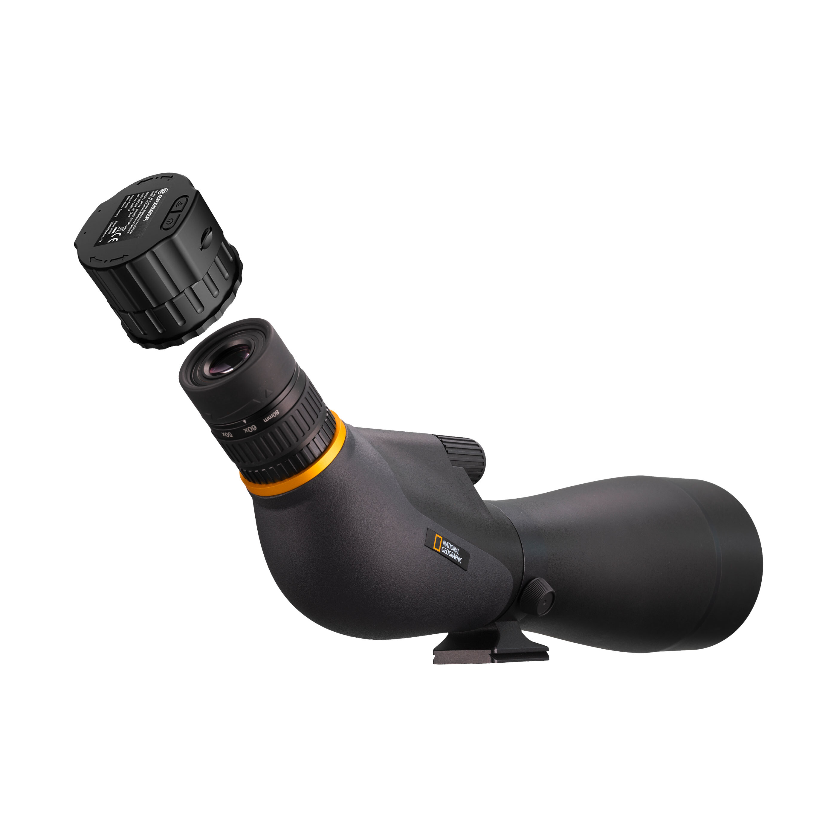 Cannocchiale National Geographic 20-60x60 - Zoom Potente, Lente 60 Mm, Treppiedino E Custodia Nylon