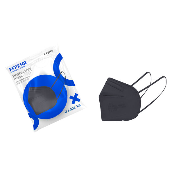 FFP2 Maske schwarz, 25er-Packung