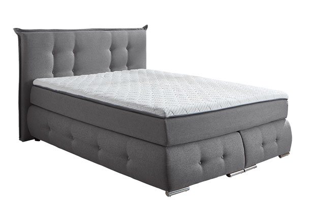 Boxspringbett Classic, grau